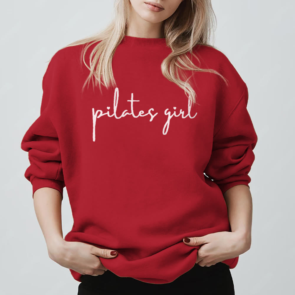 Felpa fitness Olivenorma Pilates Girl - Rosso - 2XL - image 0