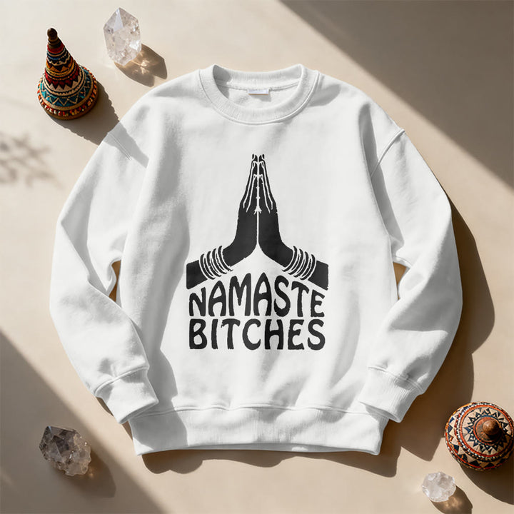 Felpa motivazionale Olivenorma Namaste Vibes Yoga - image 12