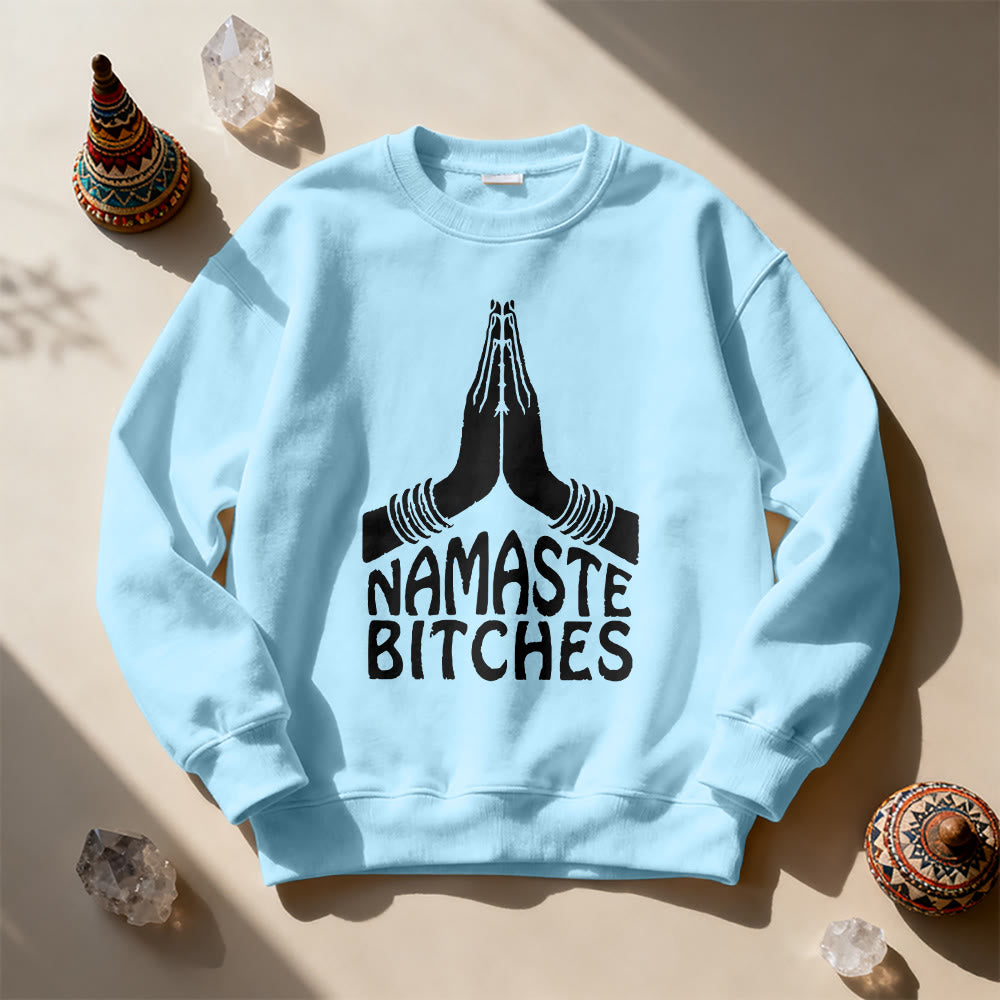 Felpa motivazionale Olivenorma Namaste Vibes Yoga - image 16