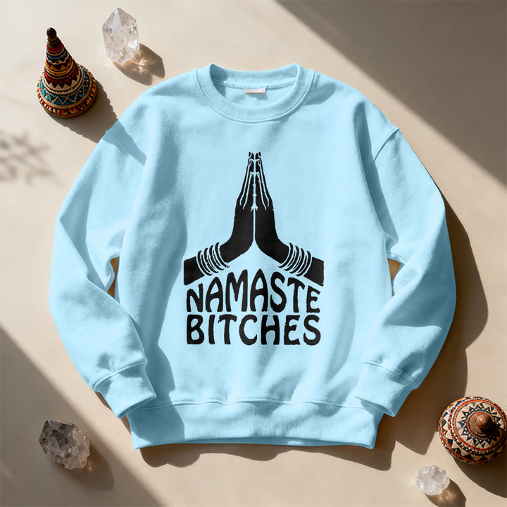 Felpa motivazionale Olivenorma Namaste Vibes Yoga - image 16