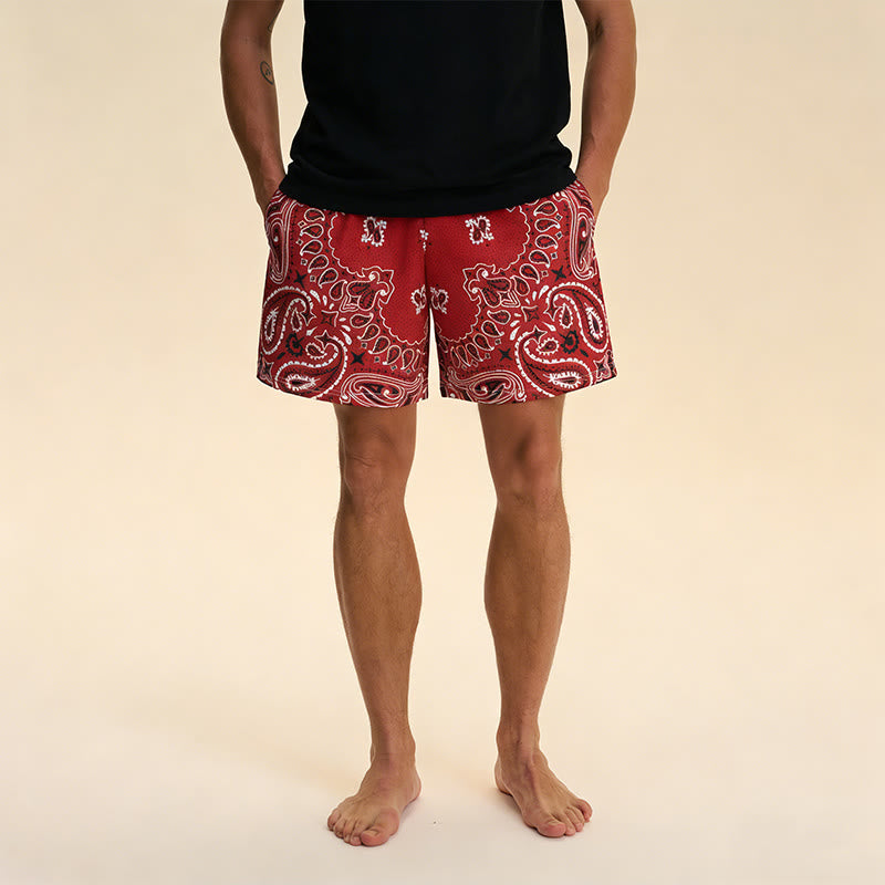 Olivenorma - Pantaloncini sportivi da basket e corsa, stampati, estivi, alla moda, da uomo - image 3