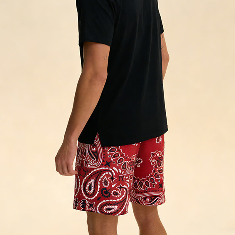 Olivenorma - Pantaloncini sportivi da basket e corsa, stampati, estivi, alla moda, da uomo - image 4