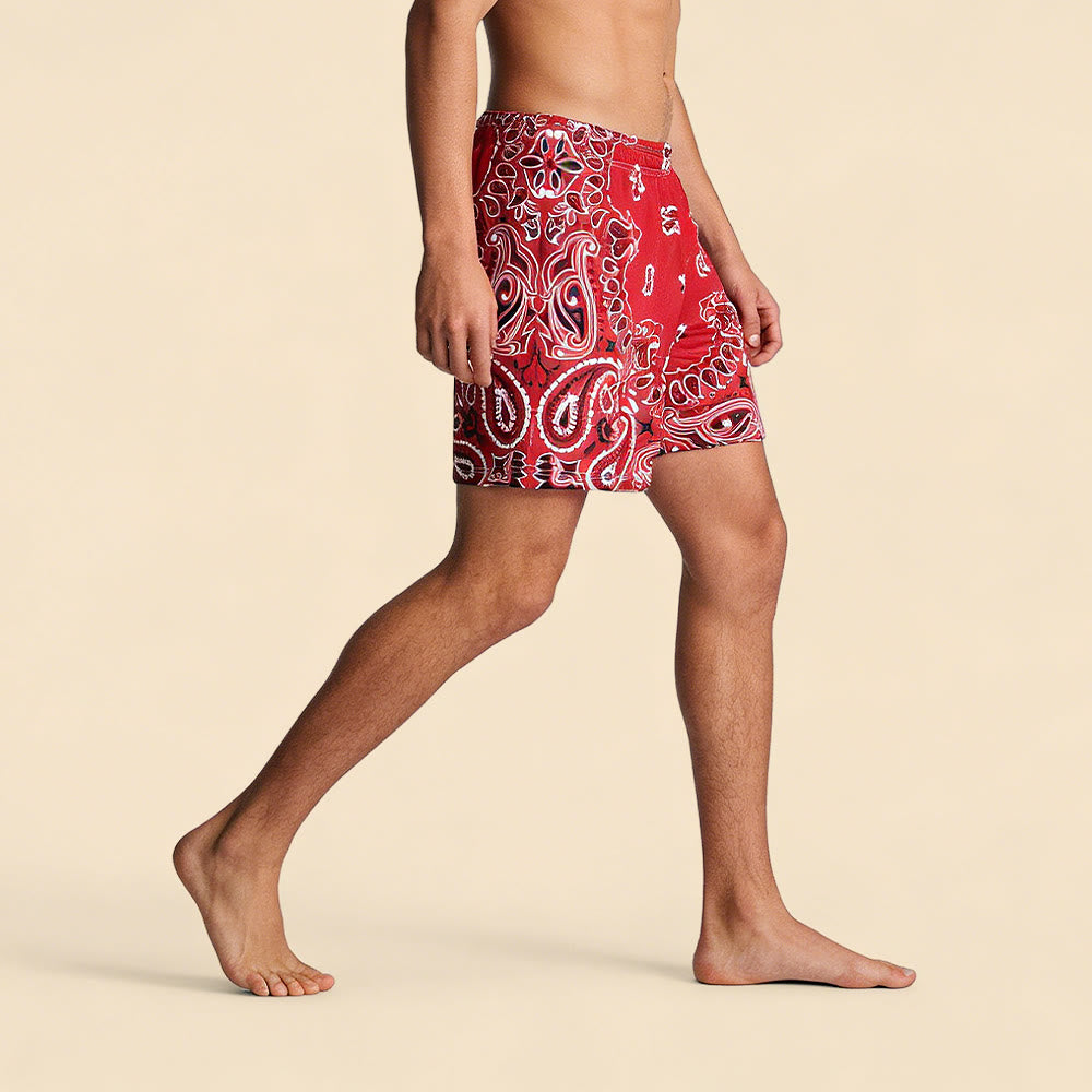 Olivenorma - Pantaloncini sportivi da basket e corsa, stampati, estivi, alla moda, da uomo - image 5