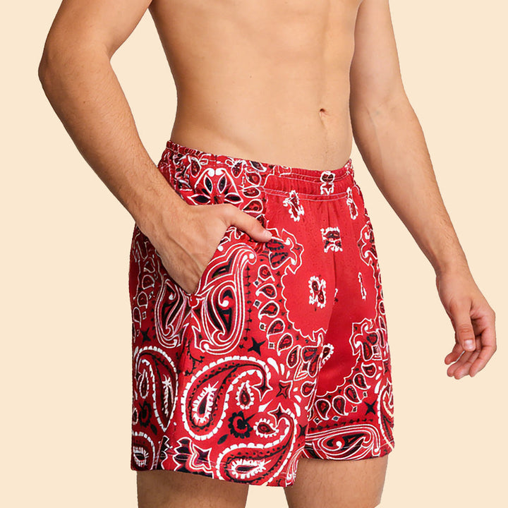 Olivenorma - Pantaloncini sportivi da basket e corsa, stampati, estivi, alla moda, da uomo - image 1