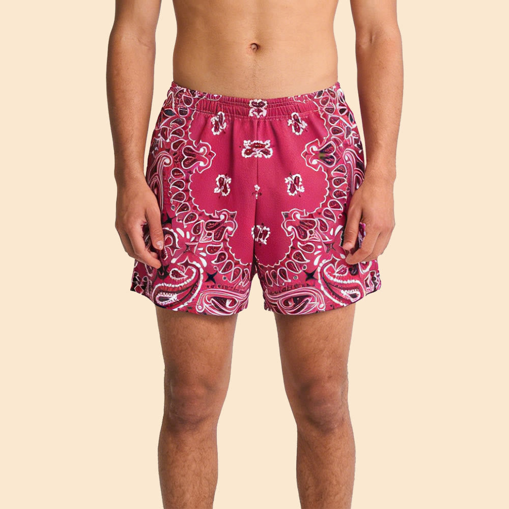 Olivenorma - Pantaloncini sportivi da basket e corsa, stampati, estivi, alla moda, da uomo - image 6