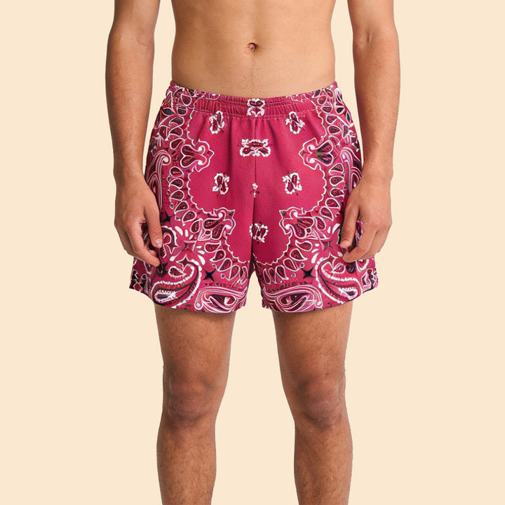 Olivenorma - Pantaloncini sportivi da basket e corsa, stampati, estivi, alla moda, da uomo - image 6