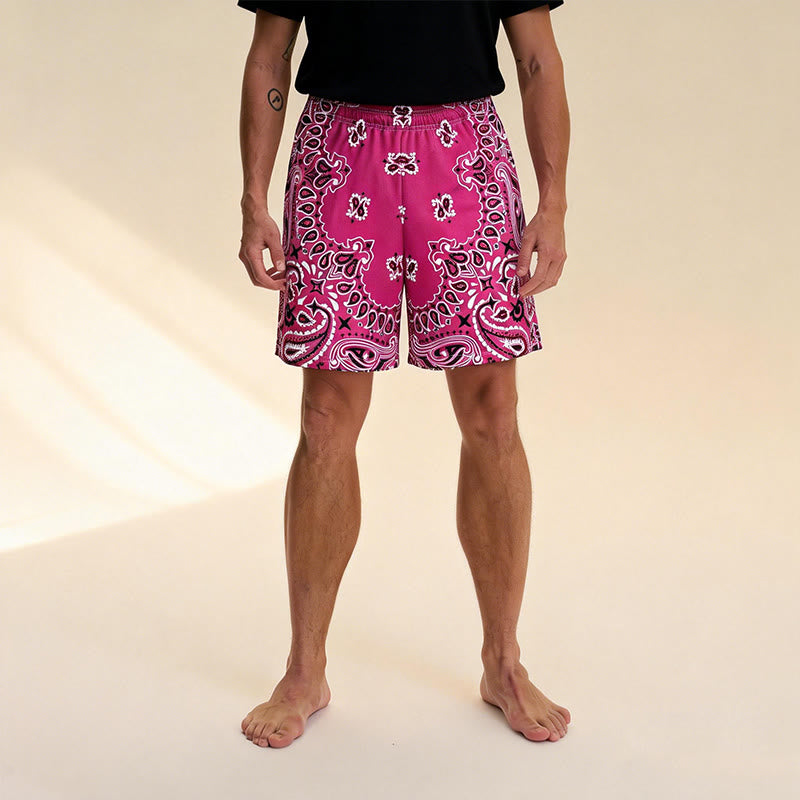 Olivenorma - Pantaloncini sportivi da basket e corsa, stampati, estivi, alla moda, da uomo - image 16