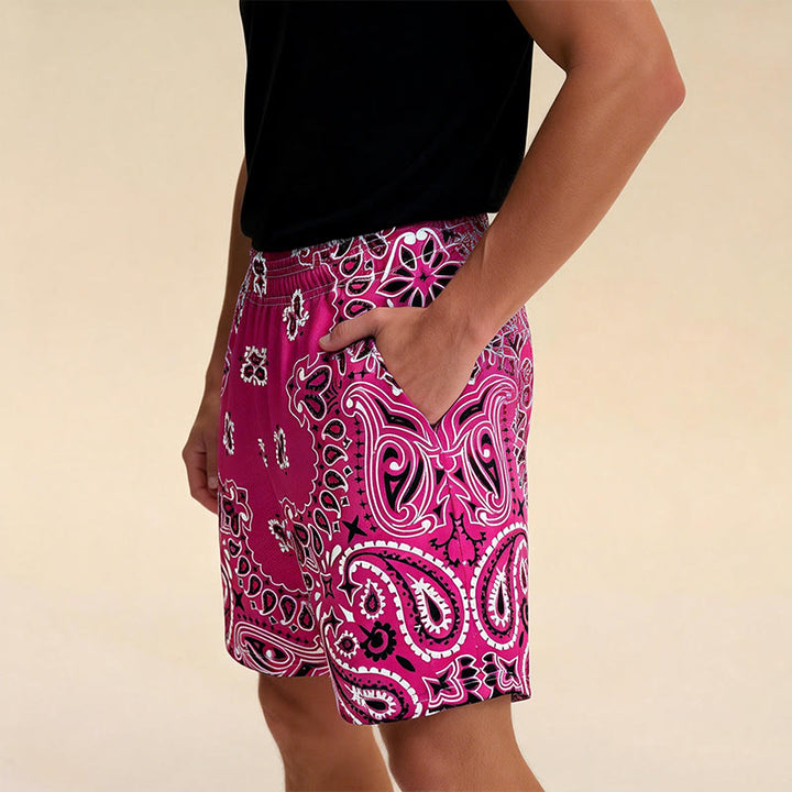 Olivenorma - Pantaloncini sportivi da basket e corsa, stampati, estivi, alla moda, da uomo - image 17