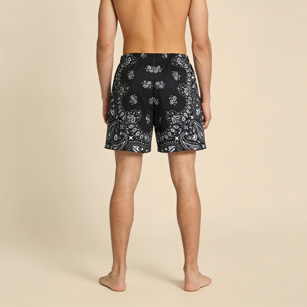 Olivenorma - Pantaloncini sportivi da basket e corsa, stampati, estivi, alla moda, da uomo - image 24