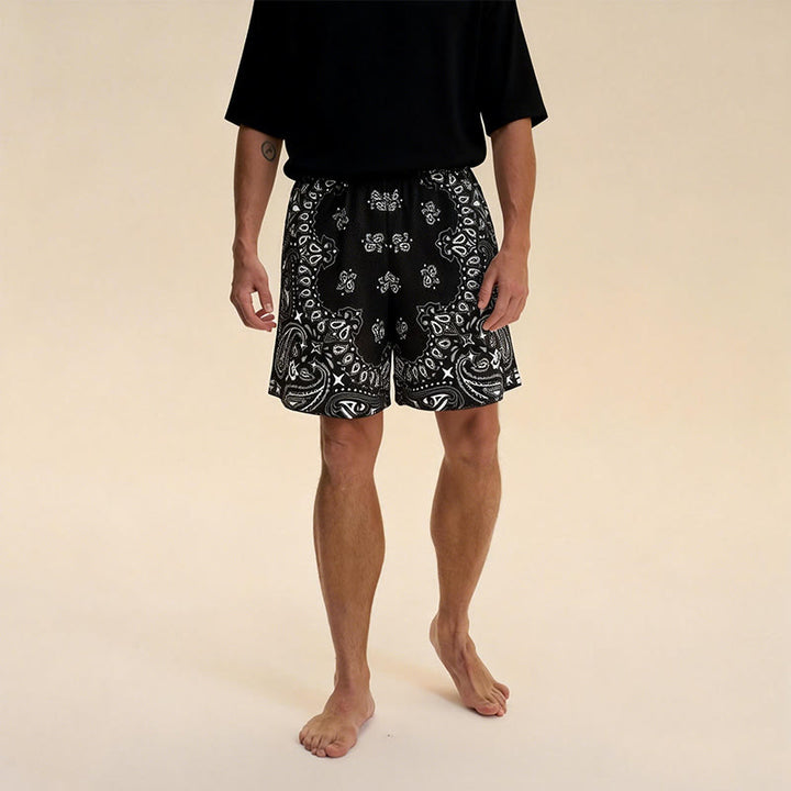 Olivenorma - Pantaloncini sportivi da basket e corsa, stampati, estivi, alla moda, da uomo - image 20