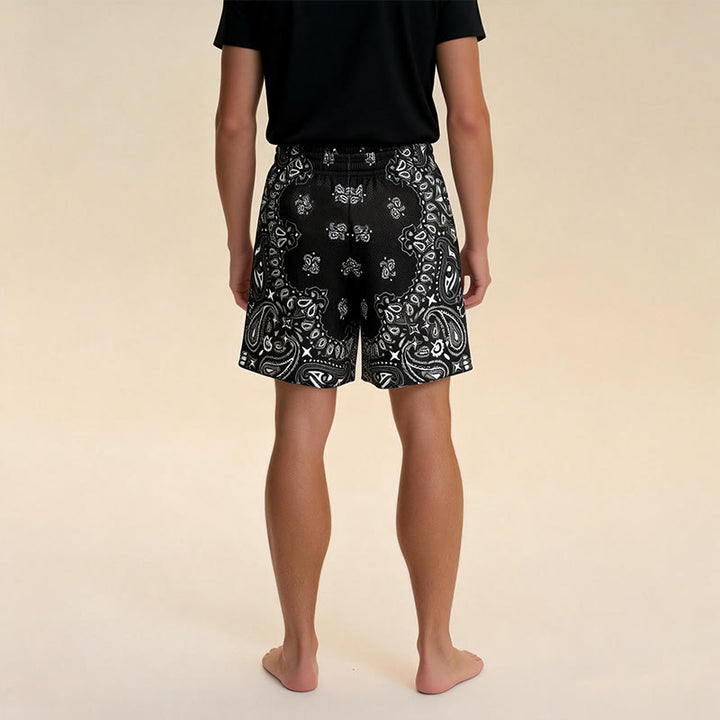 Olivenorma - Pantaloncini sportivi da basket e corsa, stampati, estivi, alla moda, da uomo - image 21