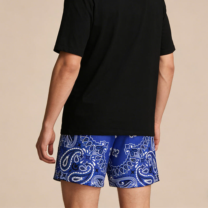 Olivenorma - Pantaloncini sportivi da basket e corsa, stampati, estivi, alla moda, da uomo - image 30