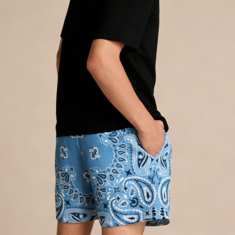 Olivenorma - Pantaloncini sportivi da basket e corsa, stampati, estivi, alla moda, da uomo - image 38