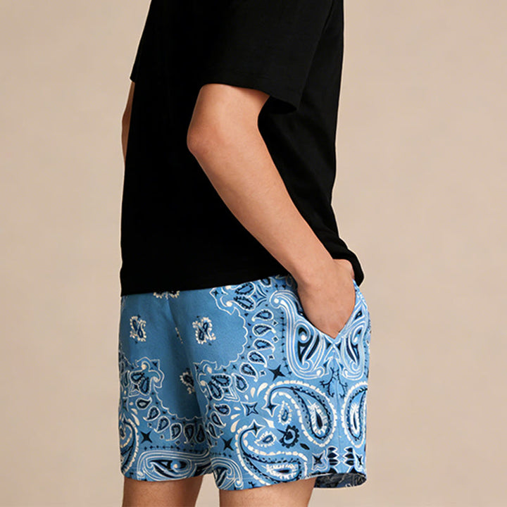 Olivenorma - Pantaloncini sportivi da basket e corsa, stampati, estivi, alla moda, da uomo - image 38