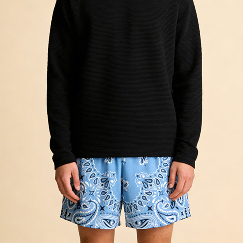 Olivenorma - Pantaloncini sportivi da basket e corsa, stampati, estivi, alla moda, da uomo - image 37