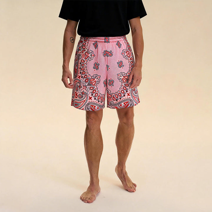 Olivenorma - Pantaloncini sportivi da basket e corsa, stampati, estivi, alla moda, da uomo - image 43