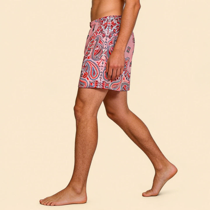 Olivenorma - Pantaloncini sportivi da basket e corsa, stampati, estivi, alla moda, da uomo - image 45