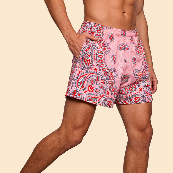 Olivenorma - Pantaloncini sportivi da basket e corsa, stampati, estivi, alla moda, da uomo - image 47