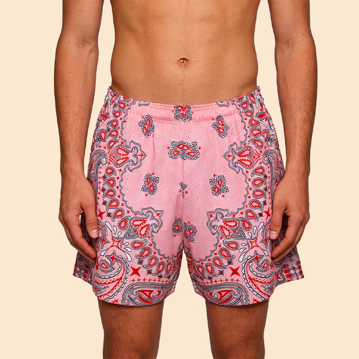 Olivenorma - Pantaloncini sportivi da basket e corsa, stampati, estivi, alla moda, da uomo - image 48