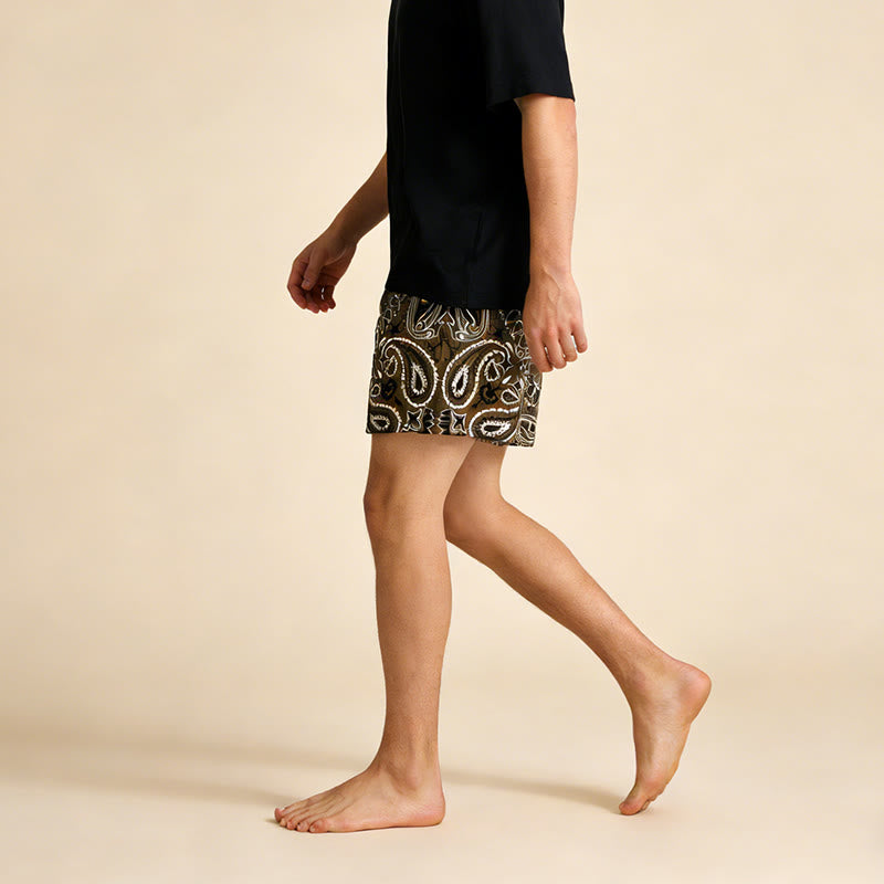 Olivenorma - Pantaloncini sportivi da basket e corsa, stampati, estivi, alla moda, da uomo - image 50