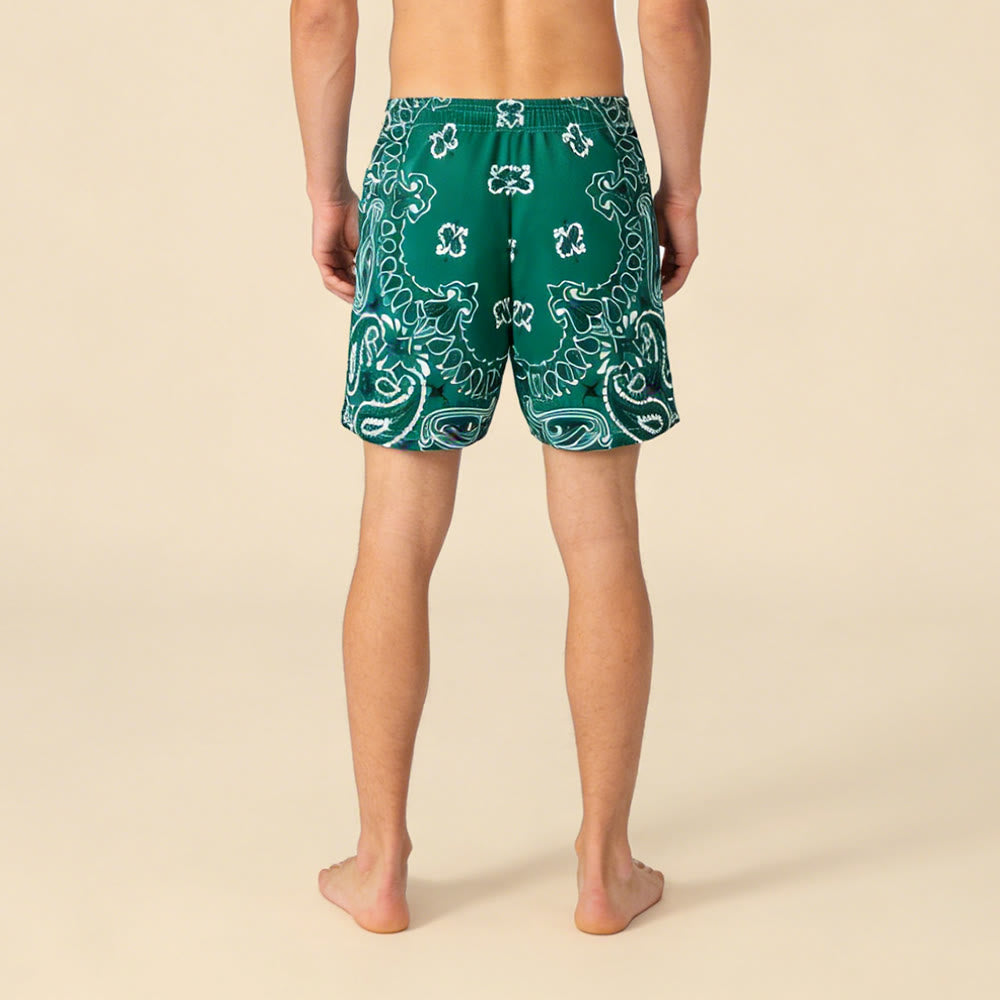 Olivenorma - Pantaloncini sportivi da basket e corsa, stampati, estivi, alla moda, da uomo - image 56