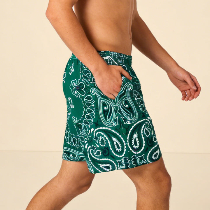 Olivenorma - Pantaloncini sportivi da basket e corsa, stampati, estivi, alla moda, da uomo - image 59