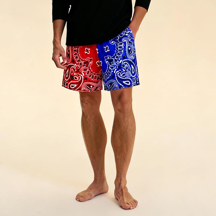 Olivenorma - Pantaloncini sportivi da basket e corsa, stampati, estivi, alla moda, da uomo - image 67