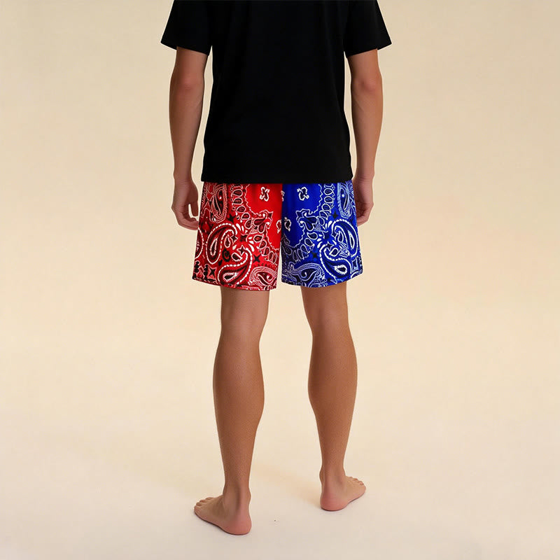 Olivenorma - Pantaloncini sportivi da basket e corsa, stampati, estivi, alla moda, da uomo - image 68