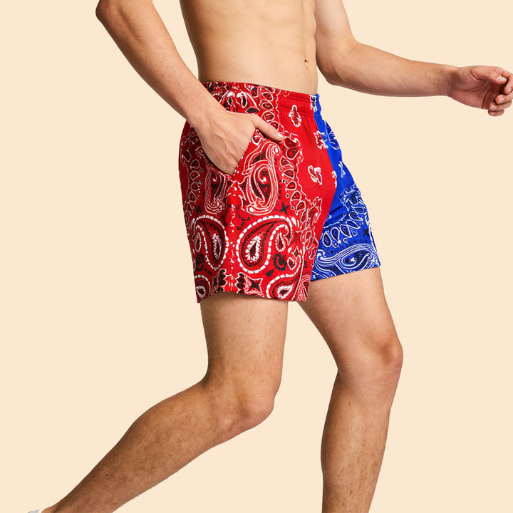 Olivenorma - Pantaloncini sportivi da basket e corsa, stampati, estivi, alla moda, da uomo - image 70