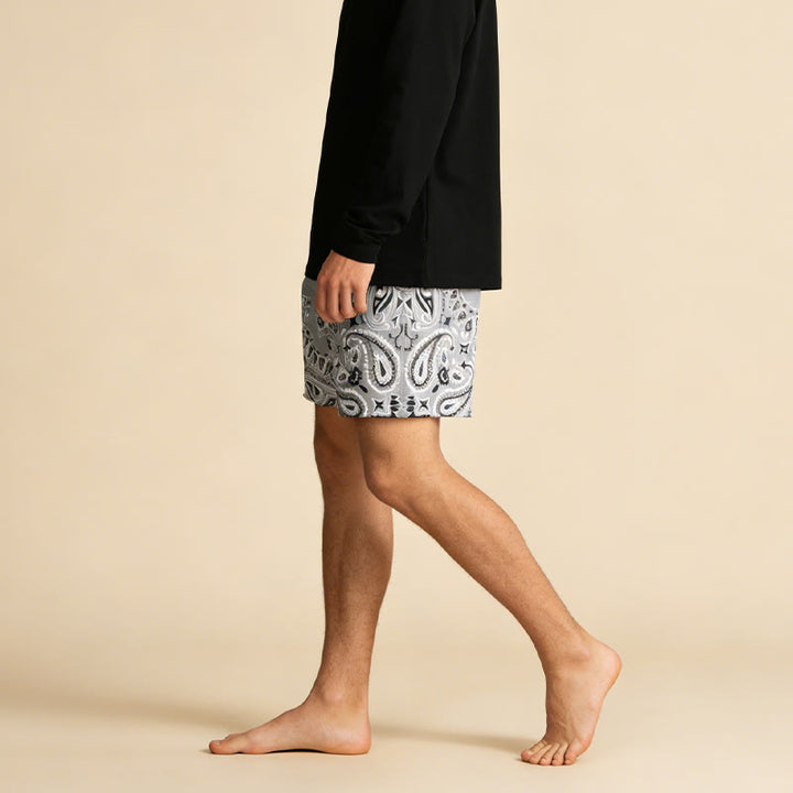 Olivenorma - Pantaloncini sportivi da basket e corsa, stampati, estivi, alla moda, da uomo - image 10