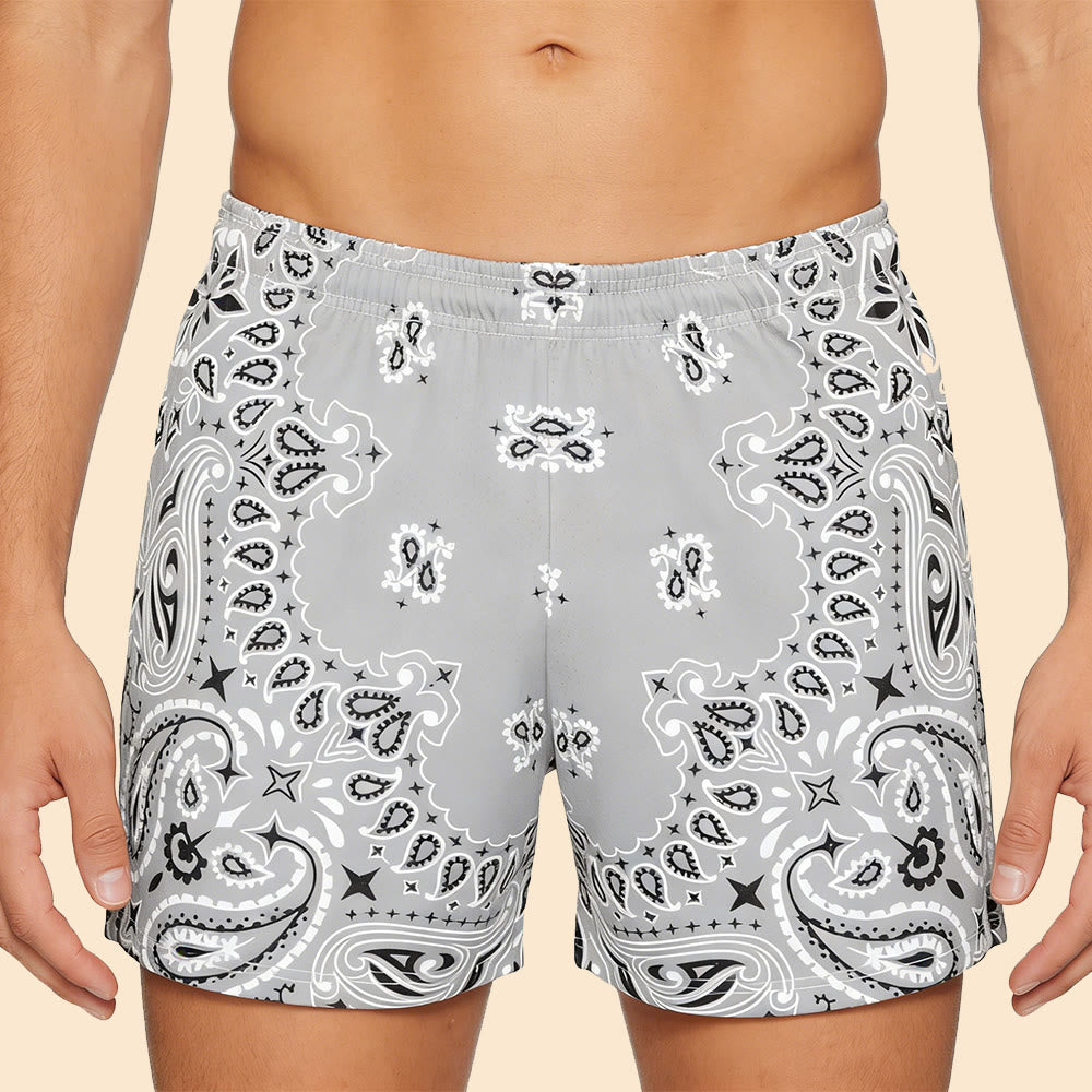 Olivenorma - Pantaloncini sportivi da basket e corsa, stampati, estivi, alla moda, da uomo - image 13