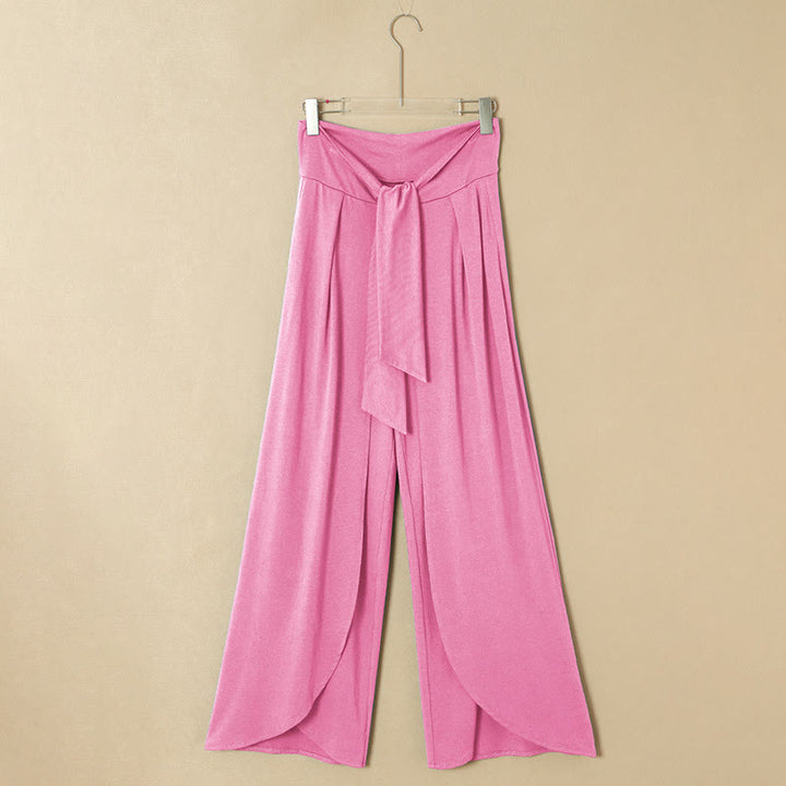 Pantaloni estivi da yoga a gamba larga da donna Olivenorma - Rosa - 2XL - image 10