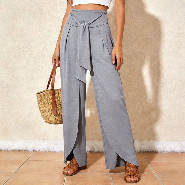 Pantaloni estivi da yoga a gamba larga da donna Olivenorma - image 14