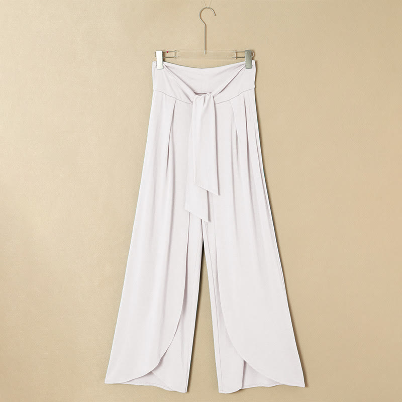 Pantaloni estivi da yoga a gamba larga da donna Olivenorma - Bianco - 2XL - image 5