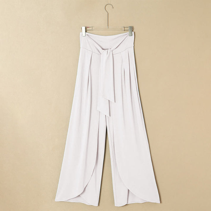 Pantaloni estivi da yoga a gamba larga da donna Olivenorma - Bianco - 2XL - image 5