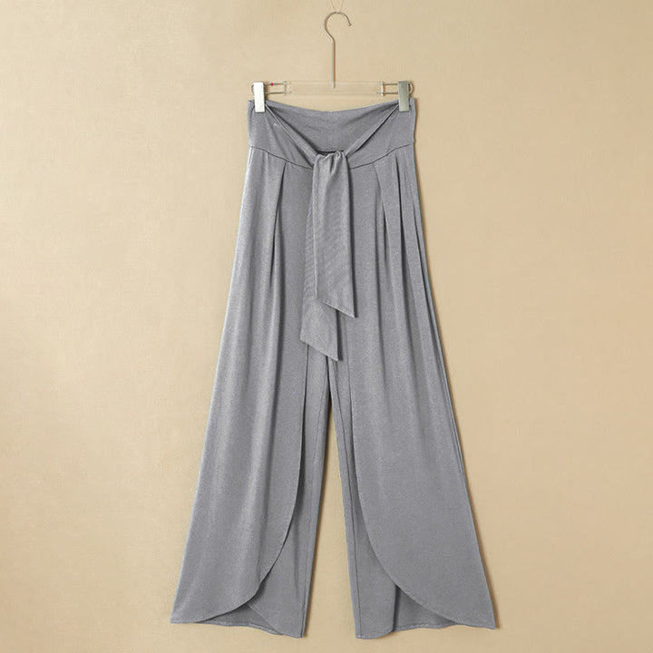 Pantaloni estivi da yoga a gamba larga da donna Olivenorma - Grigio - 2XL - image 15