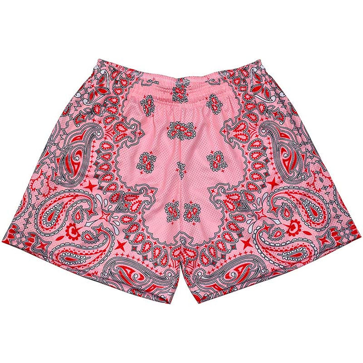 Olivenorma - Pantaloncini sportivi da basket e corsa, stampati, estivi, alla moda, da uomo - Rosa - 3XL - image 42