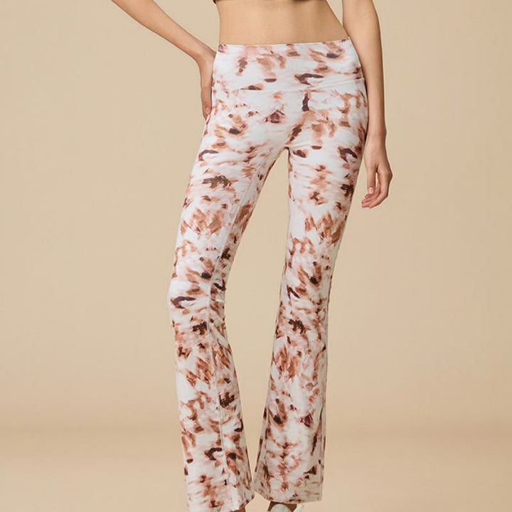 Olivenorma - Pantaloni da yoga svasati a vita alta scolpiti da donna - image 31