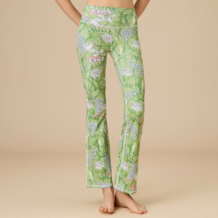 Olivenorma - Pantaloni da yoga svasati a vita alta scolpiti da donna - Giardino della Fantasia - XL - image 20