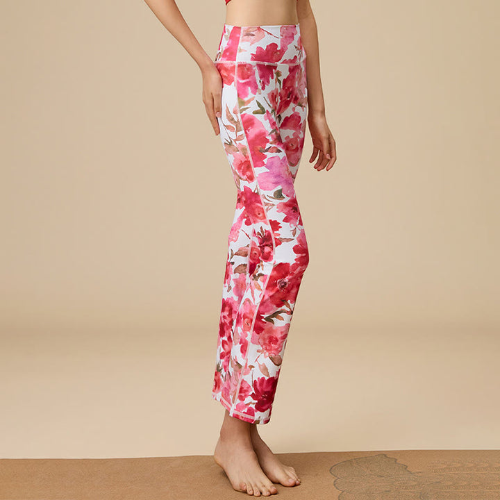 Olivenorma - Pantaloni da yoga svasati a vita alta scolpiti da donna - image 27