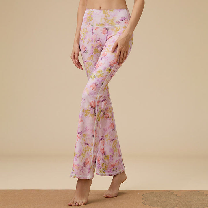 Olivenorma - Pantaloni da yoga svasati a vita alta scolpiti da donna - image 6