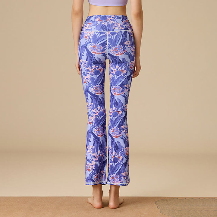Olivenorma - Pantaloni da yoga svasati a vita alta scolpiti da donna - image 17