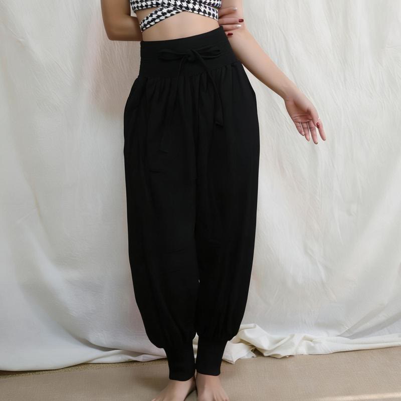 Olivenorma Pantaloni da yoga vintage da donna - Nero - image 2