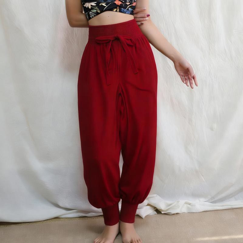 Olivenorma Pantaloni da yoga vintage da donna - Rosso - image 3