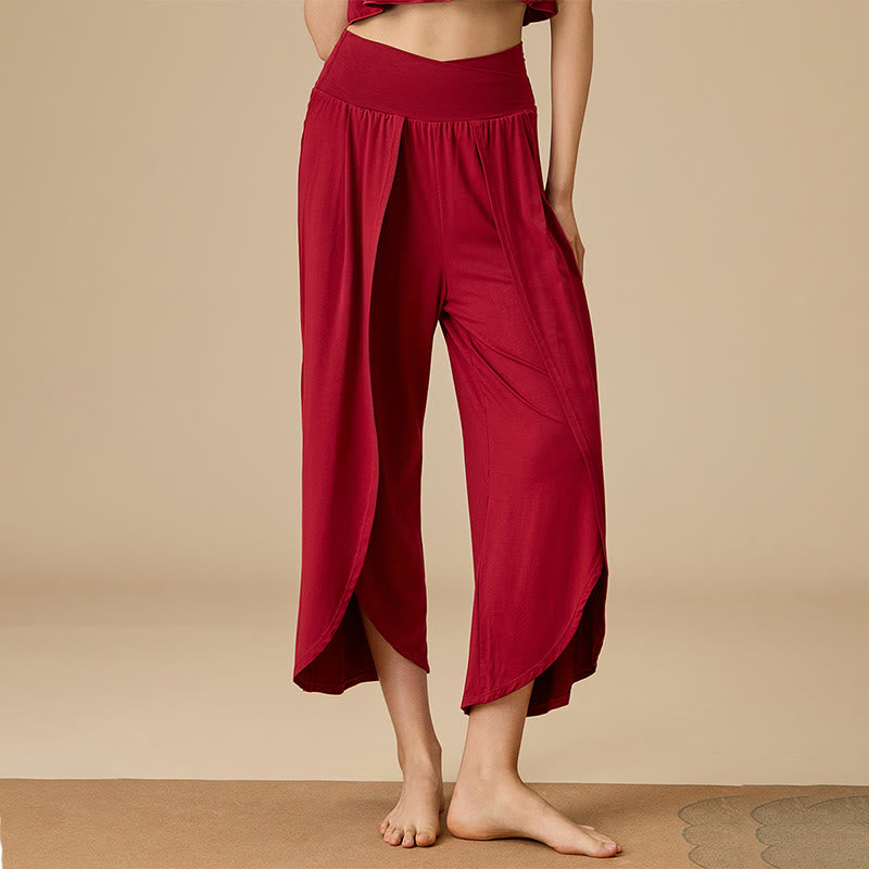 Pantaloni elasticizzati in vita in bambù Olivenorma da donna - image 5