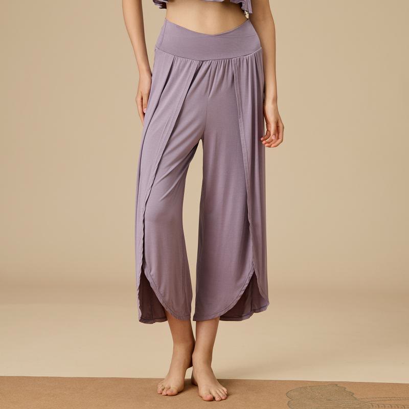 Pantaloni elasticizzati in vita in bambù Olivenorma da donna - image 1