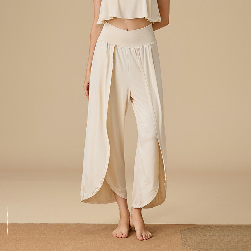 Pantaloni elasticizzati in vita in bambù Olivenorma da donna - image 8