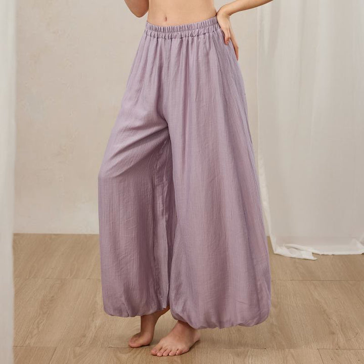 Pantaloni a gamba larga Zen Lantern da donna Olivenorma - Viola chiaro - XL - image 1