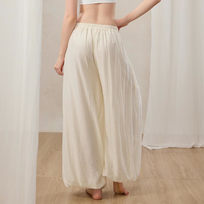 Pantaloni a gamba larga Zen Lantern da donna Olivenorma - Albicocca - XL - image 3