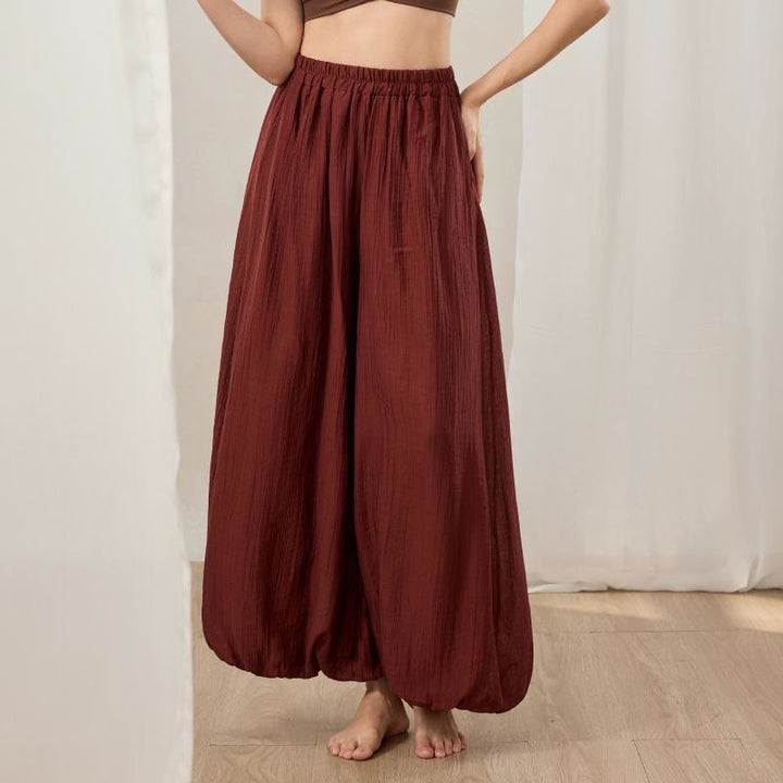 Pantaloni a gamba larga Zen Lantern da donna Olivenorma - Acero rosso - XL - image 5